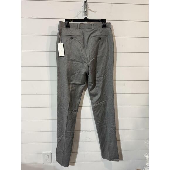 Vince Men's Gray Wool & Silk Light Flannel Slim Fit Suit Pants 30R RTL: $298.00